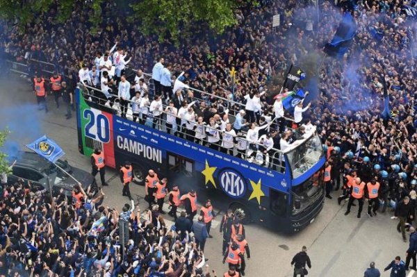 金来源 曝国米若夺冠将在米兰举行大巴巡游 球迷欢庆盛典